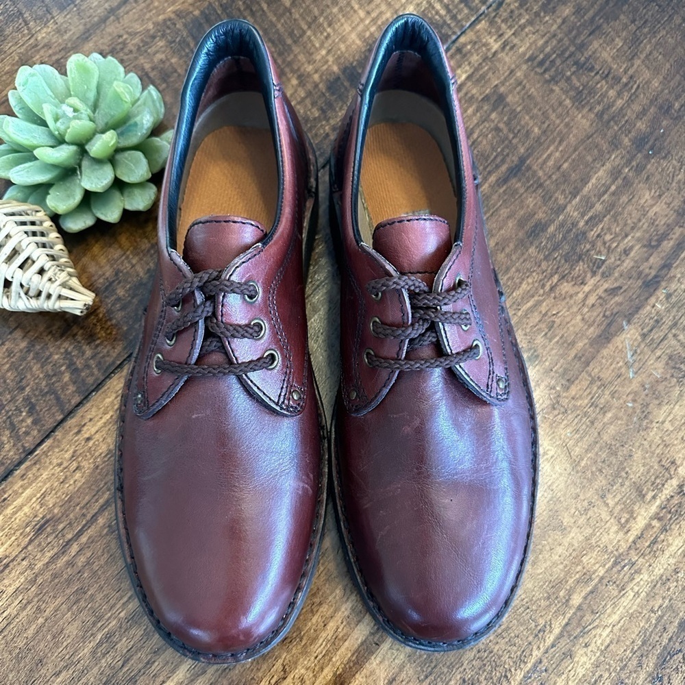 Rockport | RockSport Vibram Brown Leather Lace Up Casual Shoes - Picture 2 of 10